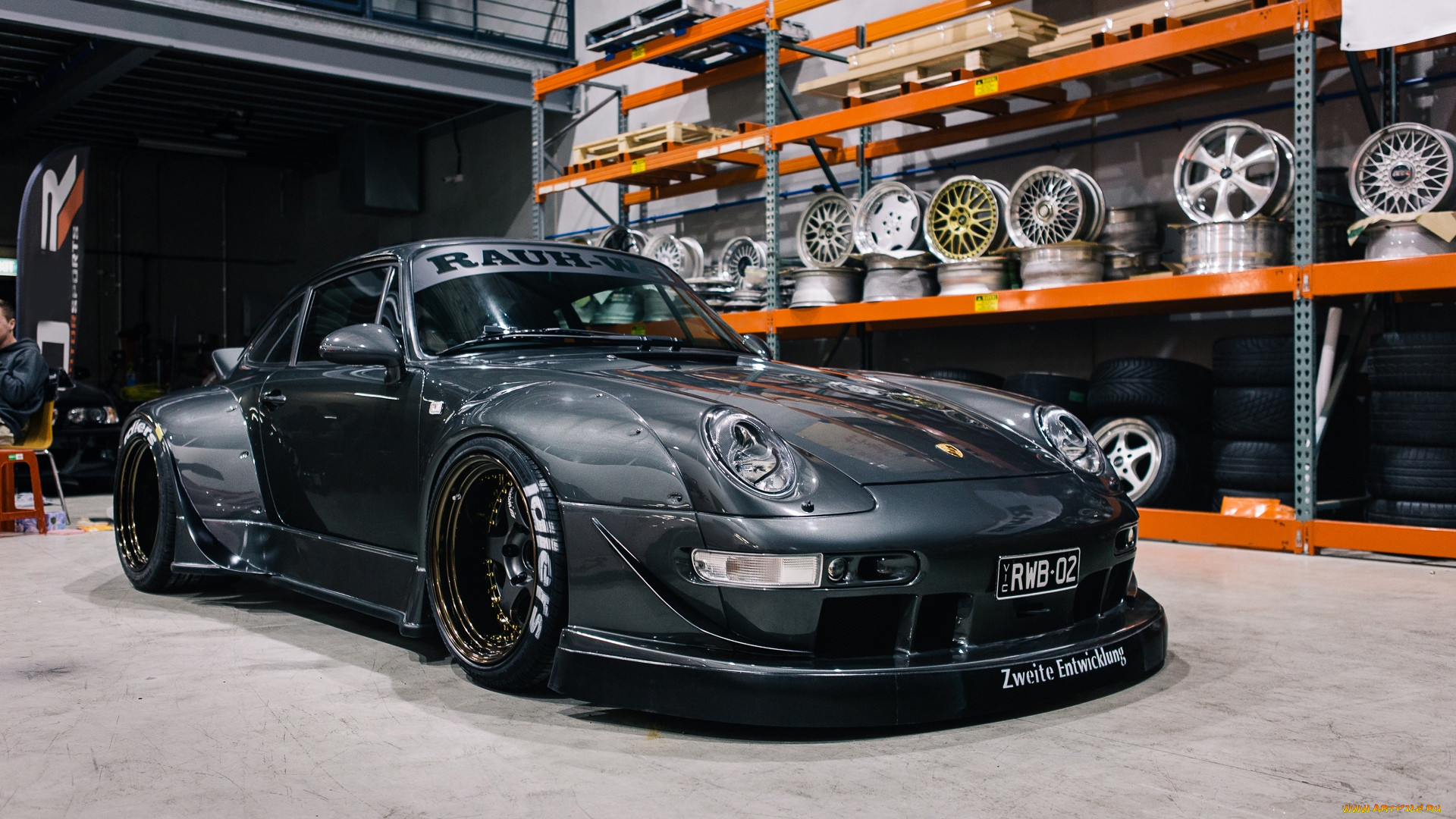 , porsche, 911, rwb